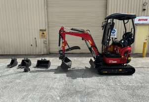 1.8 King Pro Mini Excavator with Swing Boom, Side Controls, and King Pro Attachment Package