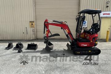 1.8 King Pro Mini Excavator with Swing Boom, Side Controls, and King Pro Attachment Package