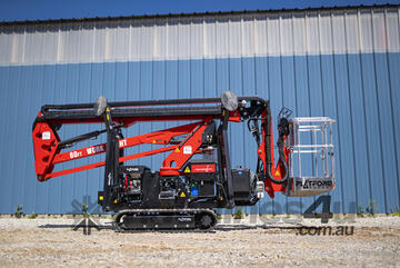 Platform Basket 18m Spider Lift Working Height: 17.60m, Versatile Aerial Access for Any Terrain!