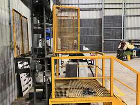 HAWKE 100 TON PRESS WITH WORKING PLATFORM - picture1' - Click to enlarge