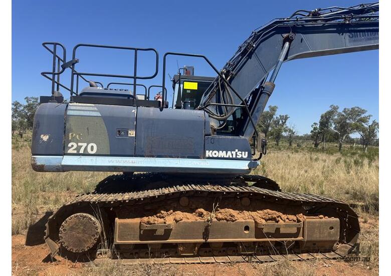 caption KOMATSU PC270