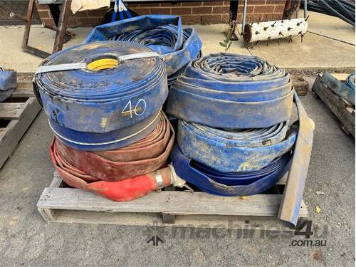 caption QTY OF 3 INCH LAYFLAT HOSE