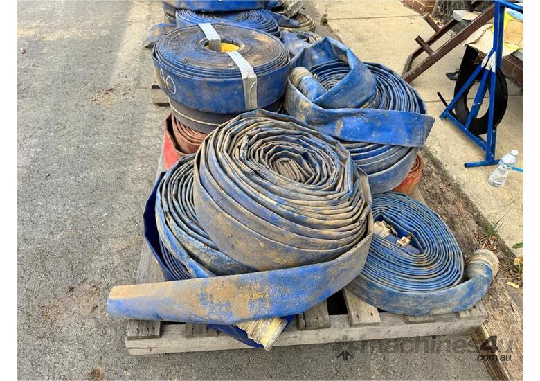 caption QTY OF 3 INCH LAYFLAT HOSE