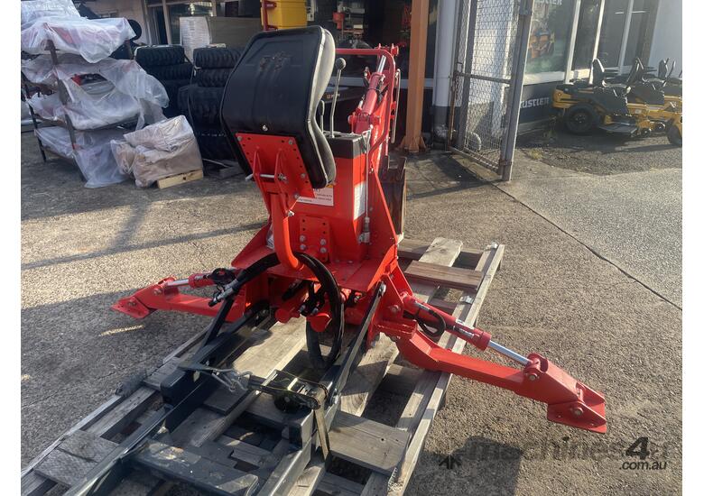 caption Backhoe with subframe mount