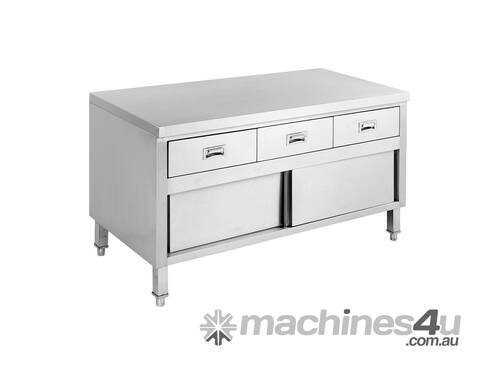 Modular System Bench Cabinet With 3 Drawers & Doors Sktd6 1500