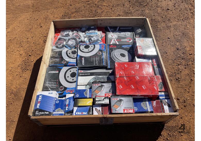 caption 2 X Pallets Various Brake Discs, Brake Drums & Brake Shoes