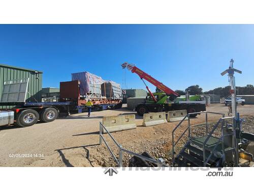 Water treatment lamella clarifier and flocculation mixing tanks