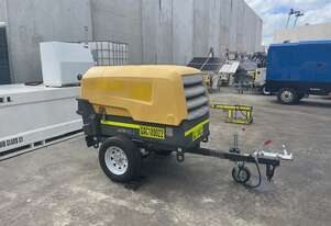 2017 Atlas Copco XAS 88 Kd Diesel Portable Air Compressor | 175 CFM 100 PSI | Kubota V1505 T Engin