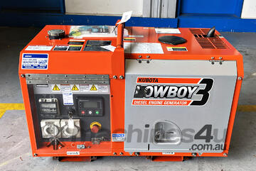 6kVA Pre-owned Kubota GL6000 Enclosed Generator Set