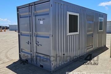 Unused 20' Container, 1 Door, 2 Windows