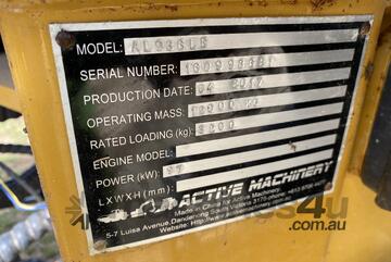 2017 Active Machinery AL936LE Articulated Wheel Loader