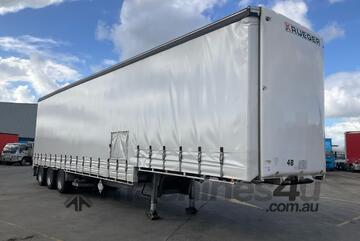 2023 Krueger ST-3-38 Tri Axle Drop Deck Curtainside B Trailer
