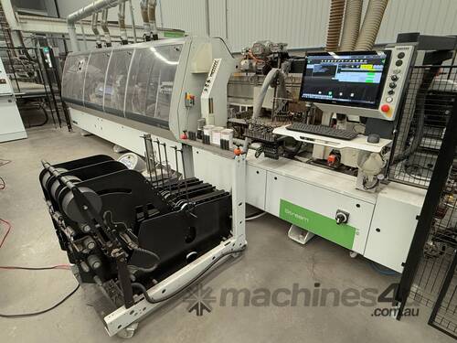 2016 Biesse Stream 7.5 Single Side Edgebander with 2016 Biesse Winner W1 Panel Management System 
