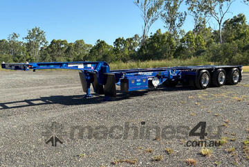 2024 Vawdrey VB S3 Tri Axle Drop Deck Skel Trailer