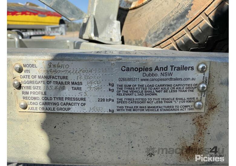 2020 Canopies And Trailers Dubbo Single Axle Box Trailer