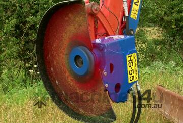 Slanetrac HS55 Plastic Flail Brush Cutter Excavator Attachment