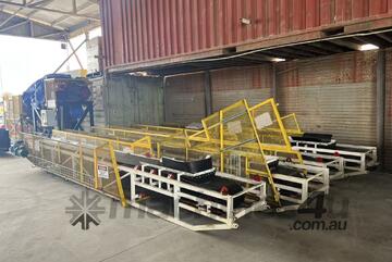 Mobile Belt Conveyor 6.57m | 500mm Belt | 3kW | Variable Speed | Near New