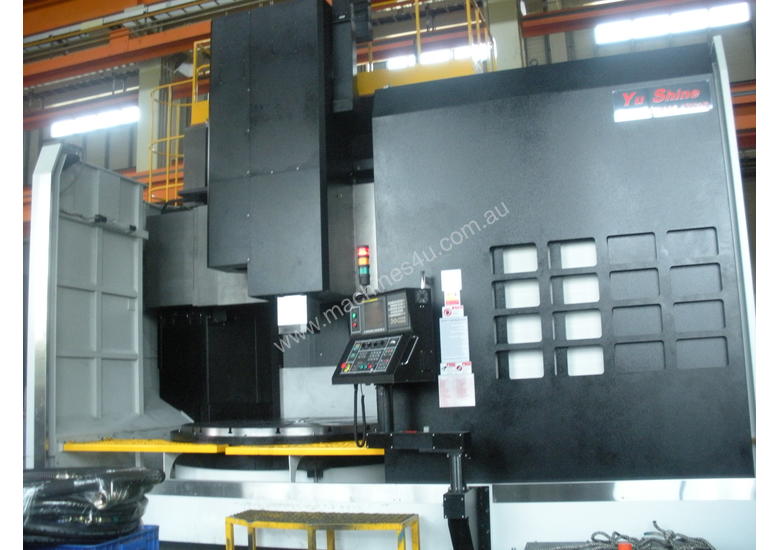 caption Up to 5000mm table Yu Shine CNC Vertical Lathes