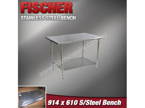 914 x 610mm Stainless Steel Bench #430 Grade