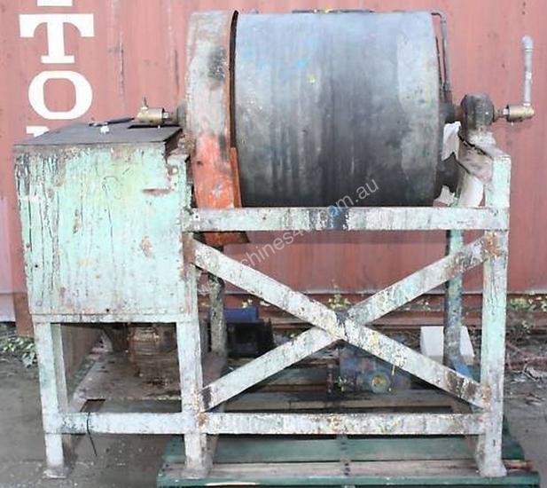 caption Ceramic lined ball media grinding mill