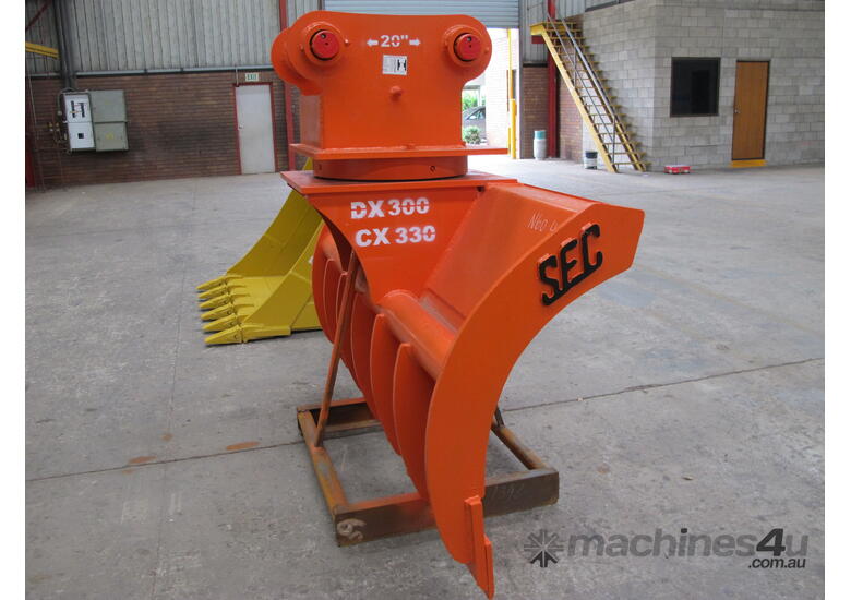SEC 30tonne Excavator Hydraulic Rotate Chuck Blade 