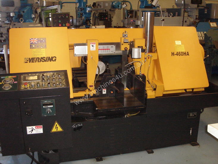 caption EVERISING H-460HA SINGLE COLUMN AUTOMATIC BAND SAW