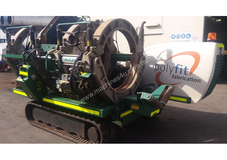 caption McElroy T900 Butt Fusion Welding Machine