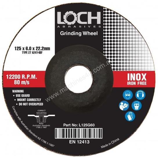 Click to view full size photos LOCH 125mm x 1.0mm Thin Inox Cutting Disc