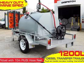 1200L Diesel Fuel Trailer with Hose Reel DMP1200TR - picture0' - Click to enlarge