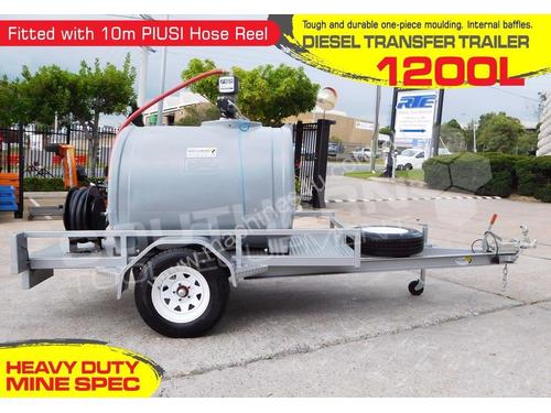 1200L Diesel Fuel Trailer with Hose Reel DMP1200TR