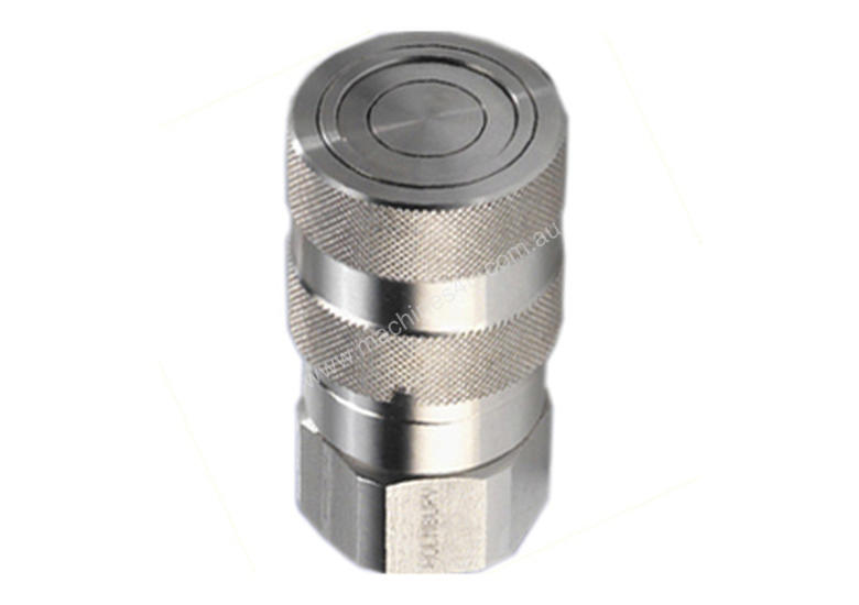 caption HYDRAULIC FLAT FACE QUICK COUPLING 1/2