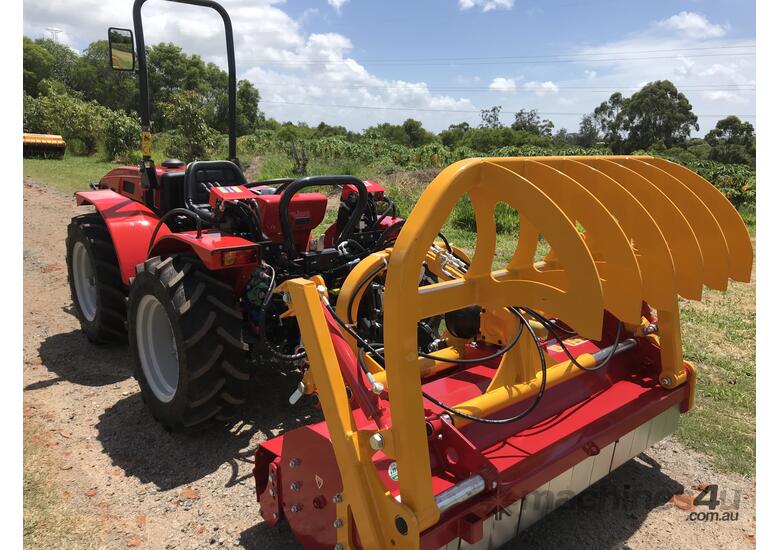 caption Patented Scrub Claw 3PL Mulcher: Manage Stubborn Vegetation & Dense Bushes