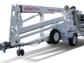 GENIE TZ50 TOWABLE 15.09 BOOM LIFT - Hire - picture0' - Click to enlarge