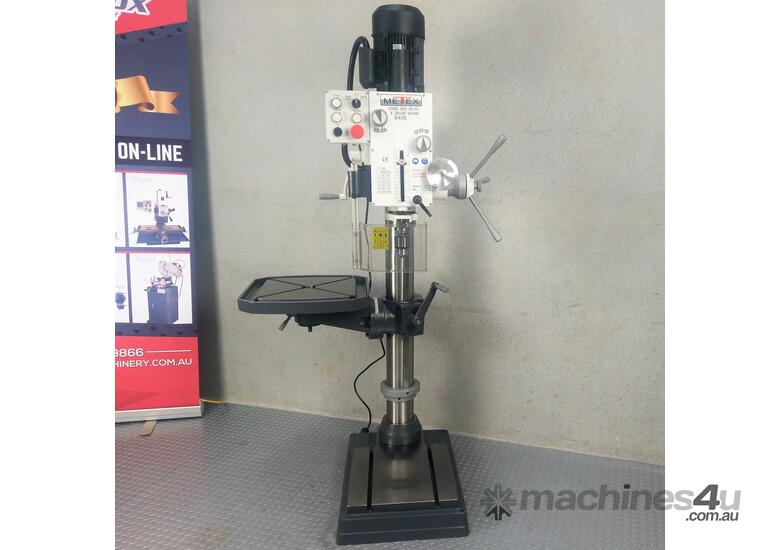 New 2020 metex Geared Head Pedestal Drill Press Industrial 40mm METEX