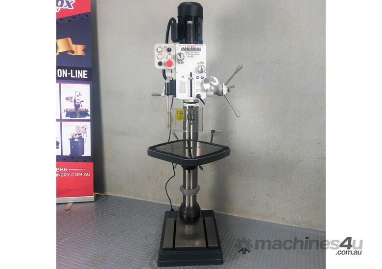 New 2020 metex Geared Head Pedestal Drill Press Industrial 40mm METEX