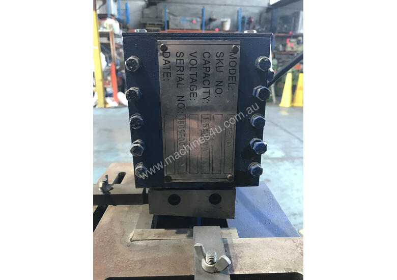 Used Not Specified Unknown Sheet Metal Corner Notcher Capacity 1 5mm