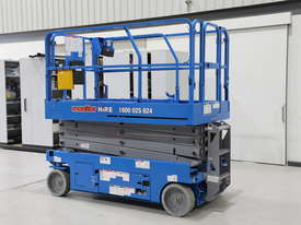 Scissor Lift - 26' (9.92m) Wide Deck Electric  - picture0' - Click to enlarge