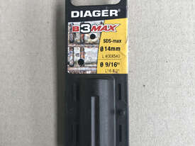 Diager 14mm x 540mm Rotary Hammer Drill Bit SDS Max   - picture1' - Click to enlarge