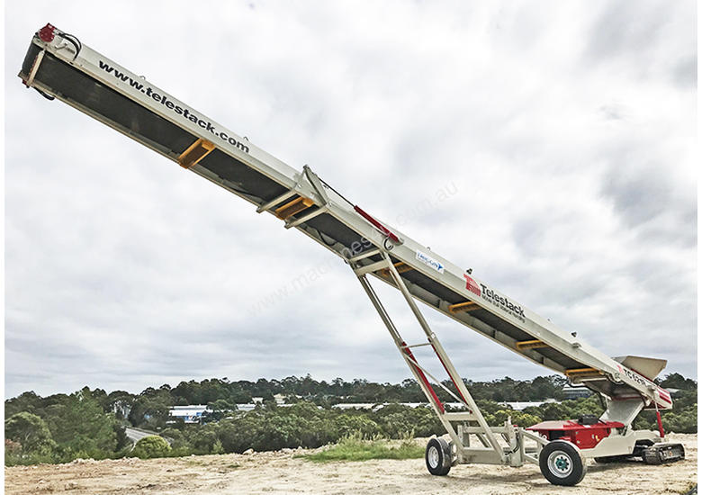 portable radial stacker transloader