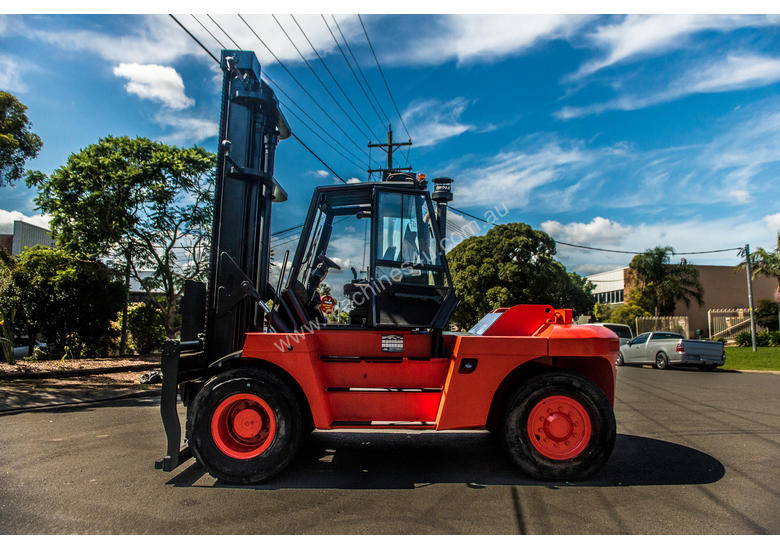 caption HIRE or SALE - 15T Linde H150-600 Forklift