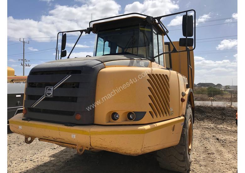 caption Volvo A30E Water Cart & Truck