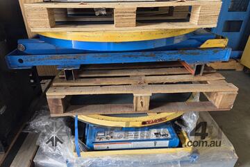 PALIFT Pallet Loader. BISHAMON Air Lifter. Chain Hoists. LANTECH Q300 Pallet Wrapper *Sold*