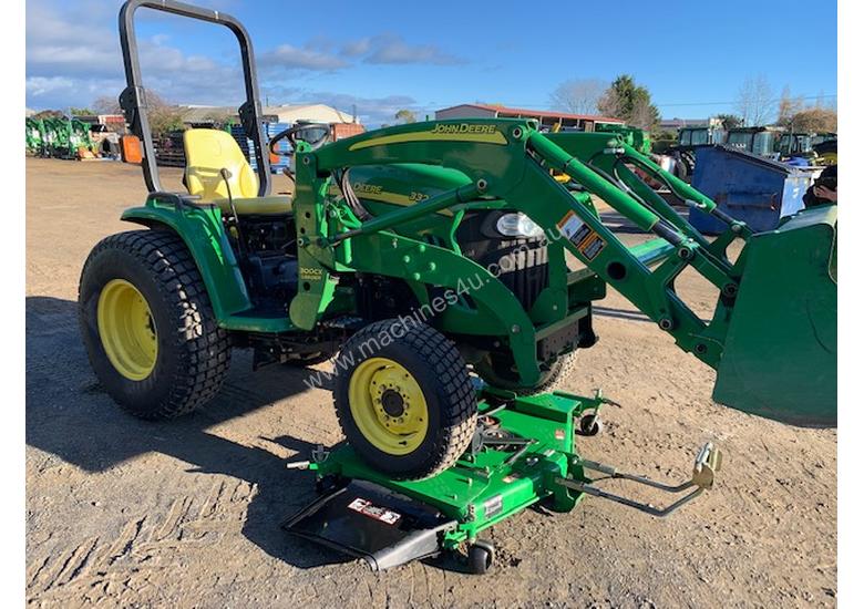 caption John Deere 3320 Compact Utility Tractor