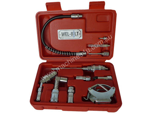 GREASE LUBE ACCESSORY KIT 11 PCE 1/8``