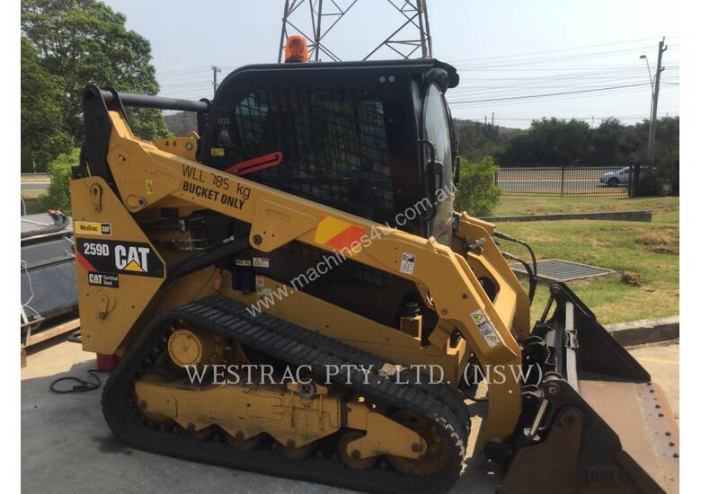 caption CATERPILLAR 259D LRC Skid Steer Loaders