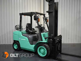 Mitsubishi 3 Tonne Forklift LPG Sideshift 4th Function with Fork Positioner Low Hrs Current Model - picture2' - Click to enlarge