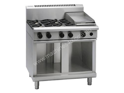 Waldorf 800 Series RNL8603G-CB - 900mm Gas Cooktop Low Back Version `` Cabinet Base