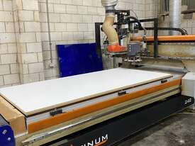 Platinum CNC Router 2400x1200, Unloading Sweepers, Conveyor, & Busch Vacuum Pump - picture0' - Click to enlarge
