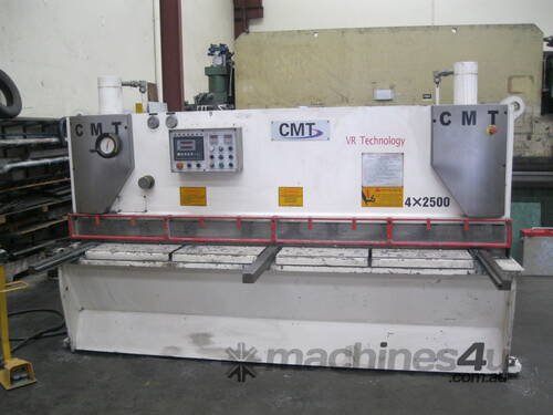 CMT 2500mm x 4mm Variable Rake Hydraulic Guillotine