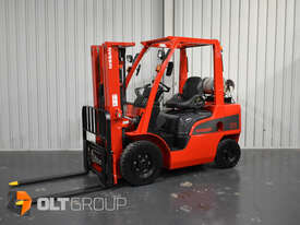 Nissan P1F2A25DU 2.5 Tonne Forklift 4 Hydraulic Functions Fork Positioner LPG EFI Engine  - picture0' - Click to enlarge